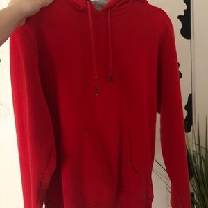 red champion hoodie